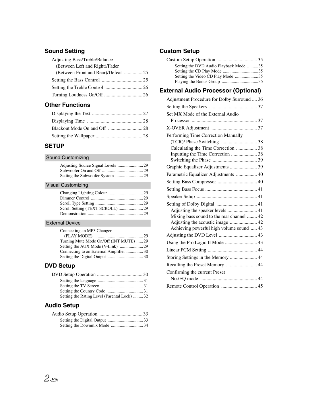 Alpine DVA-9861Ri owner manual Setup 