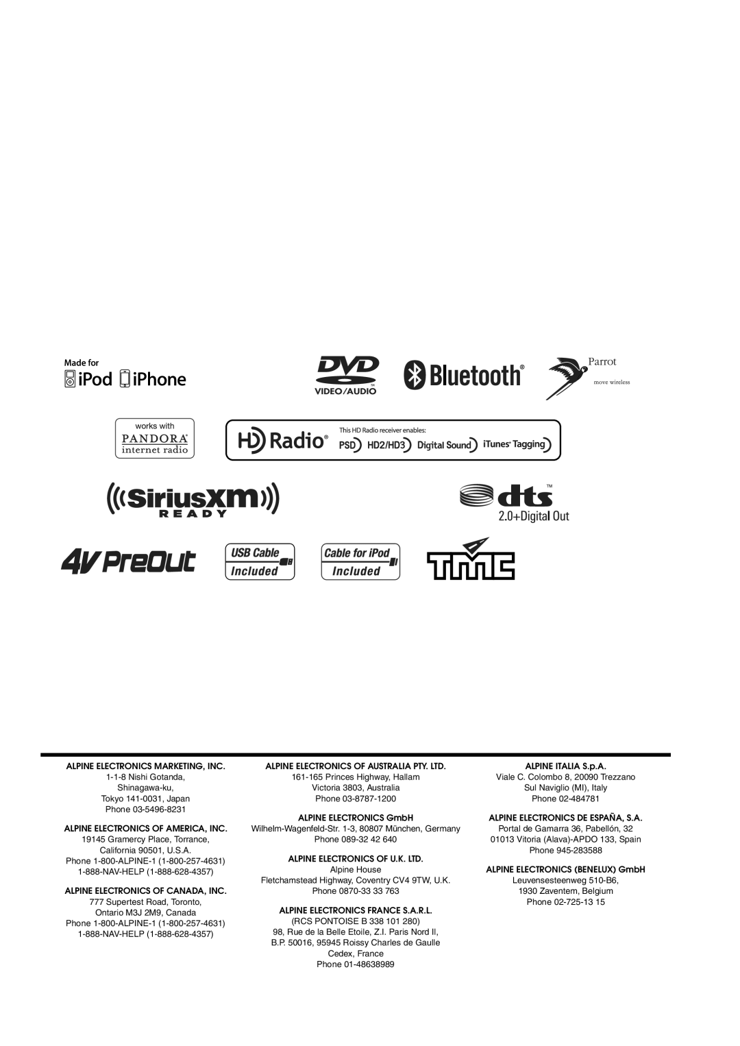 Alpine INA-W910 owner manual 