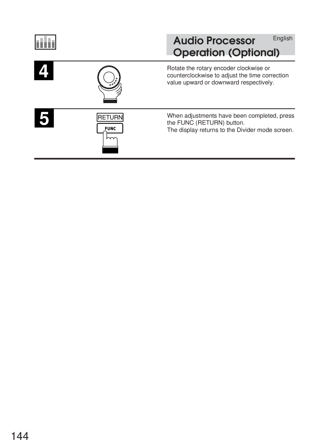 Alpine IVA-C800 owner manual 144, Func Return button 