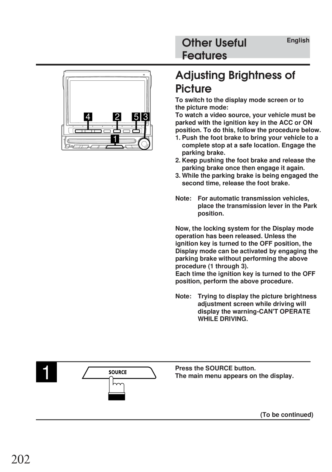 Alpine IVA-C800 owner manual 202, Picture 