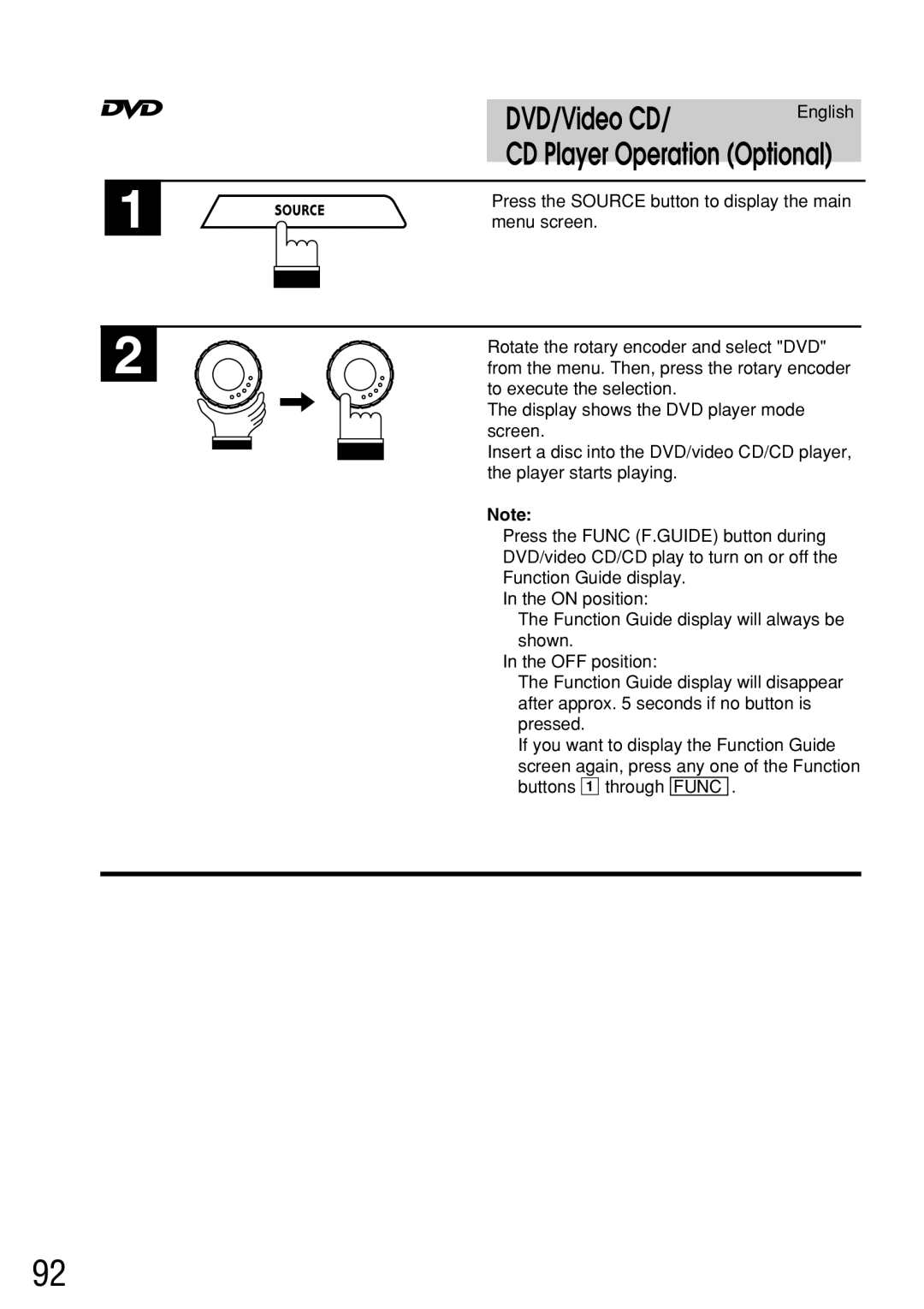 Alpine IVA-C800E owner manual DVD/Video CD 