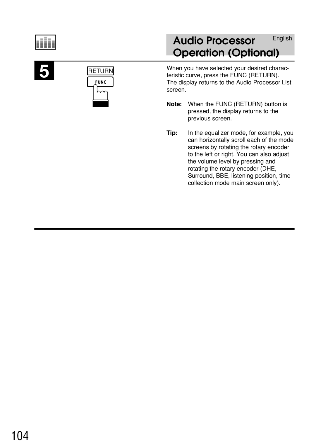 Alpine IVA-C800E owner manual 104, Return 