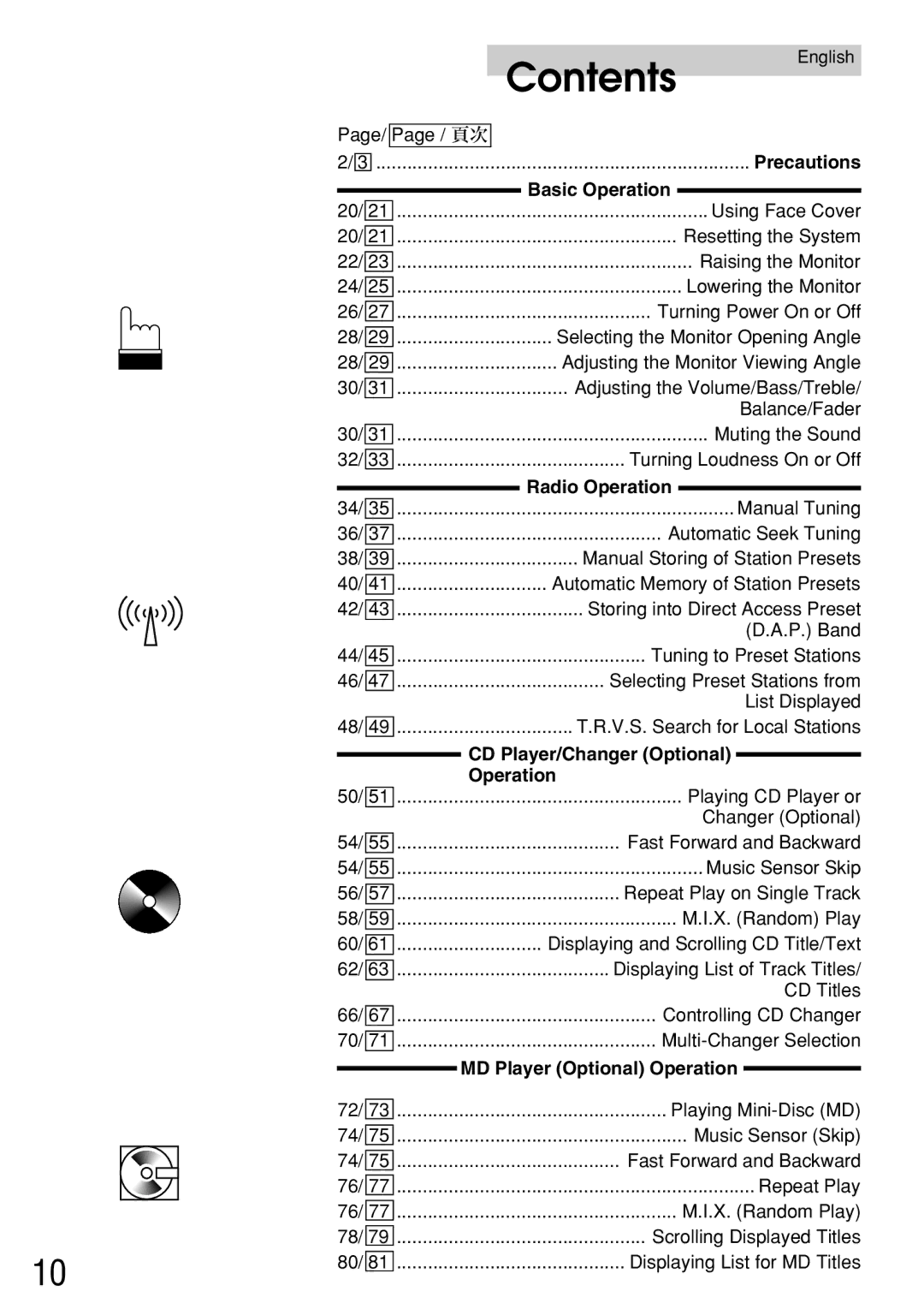 Alpine IVA-C800E owner manual Contents 