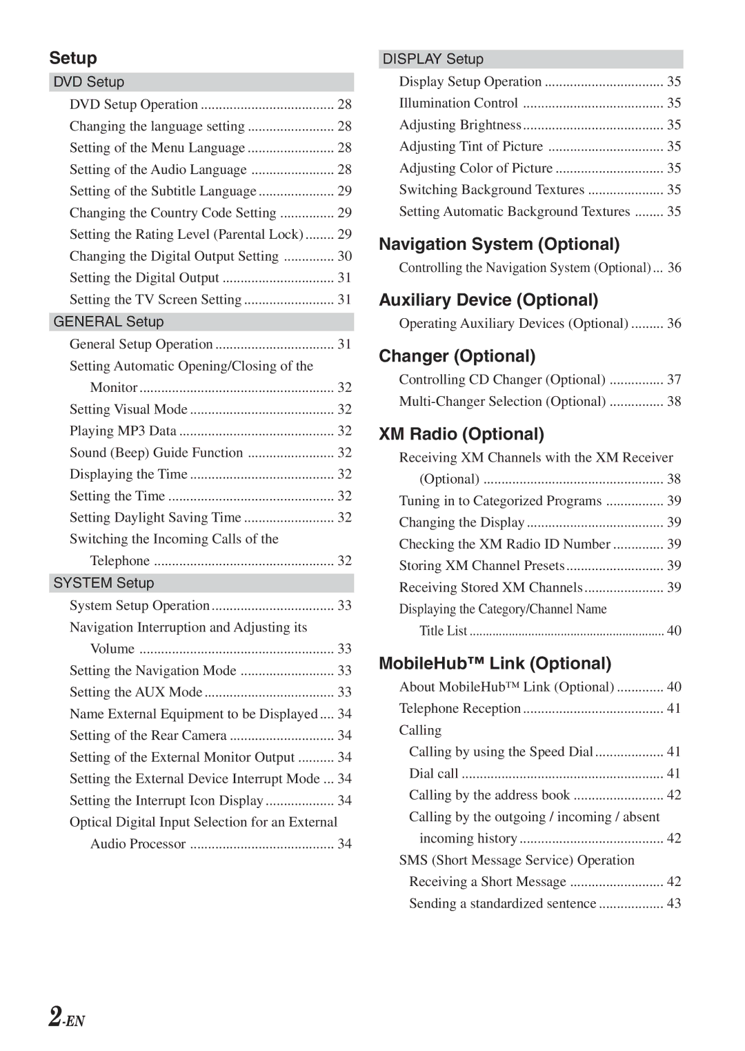 Alpine IVA-D901 owner manual Navigation System Optional 