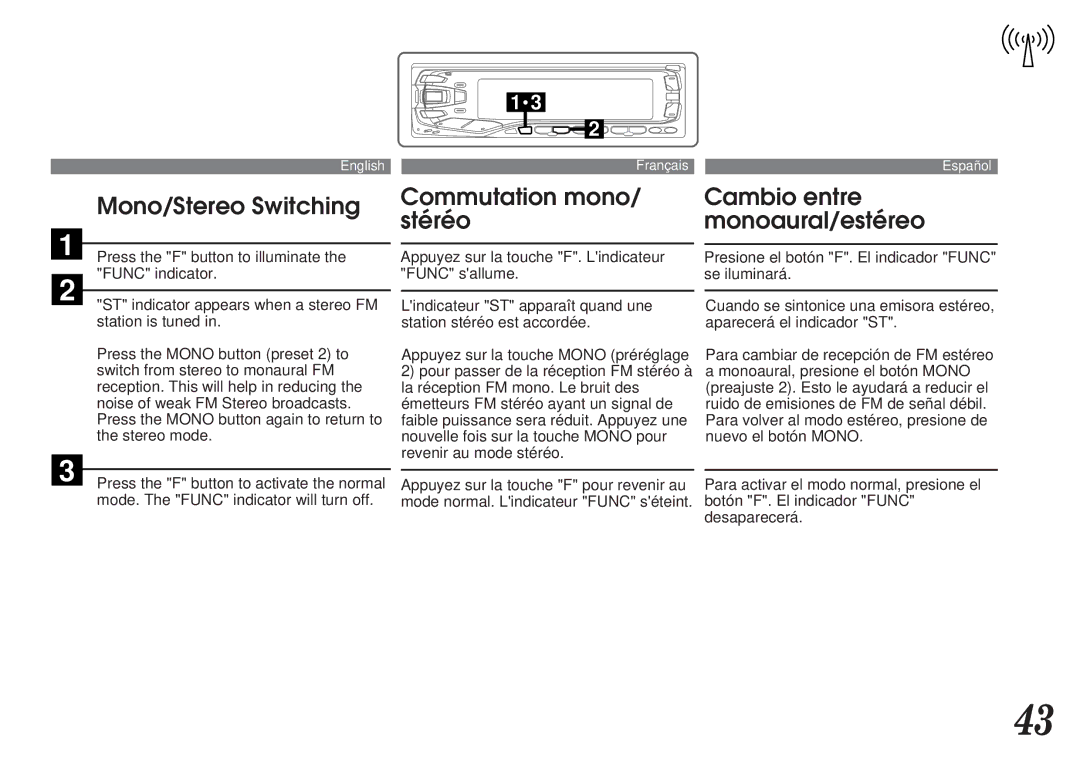 Alpine MDA-7755 owner manual English Français Español 