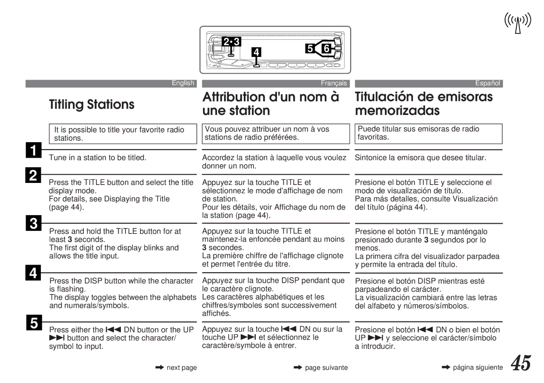 Alpine MDA-7755 owner manual English Français 