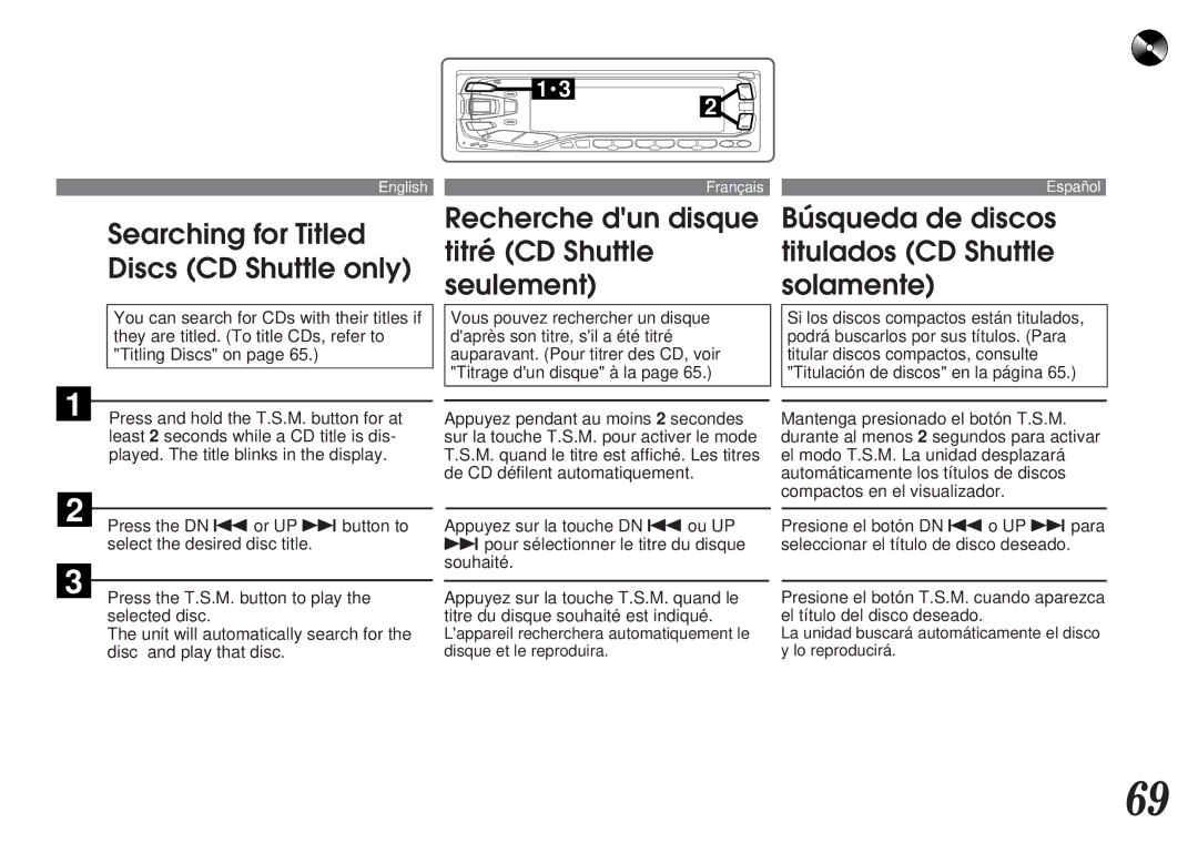 Alpine MDA-7755 owner manual English Français Español 