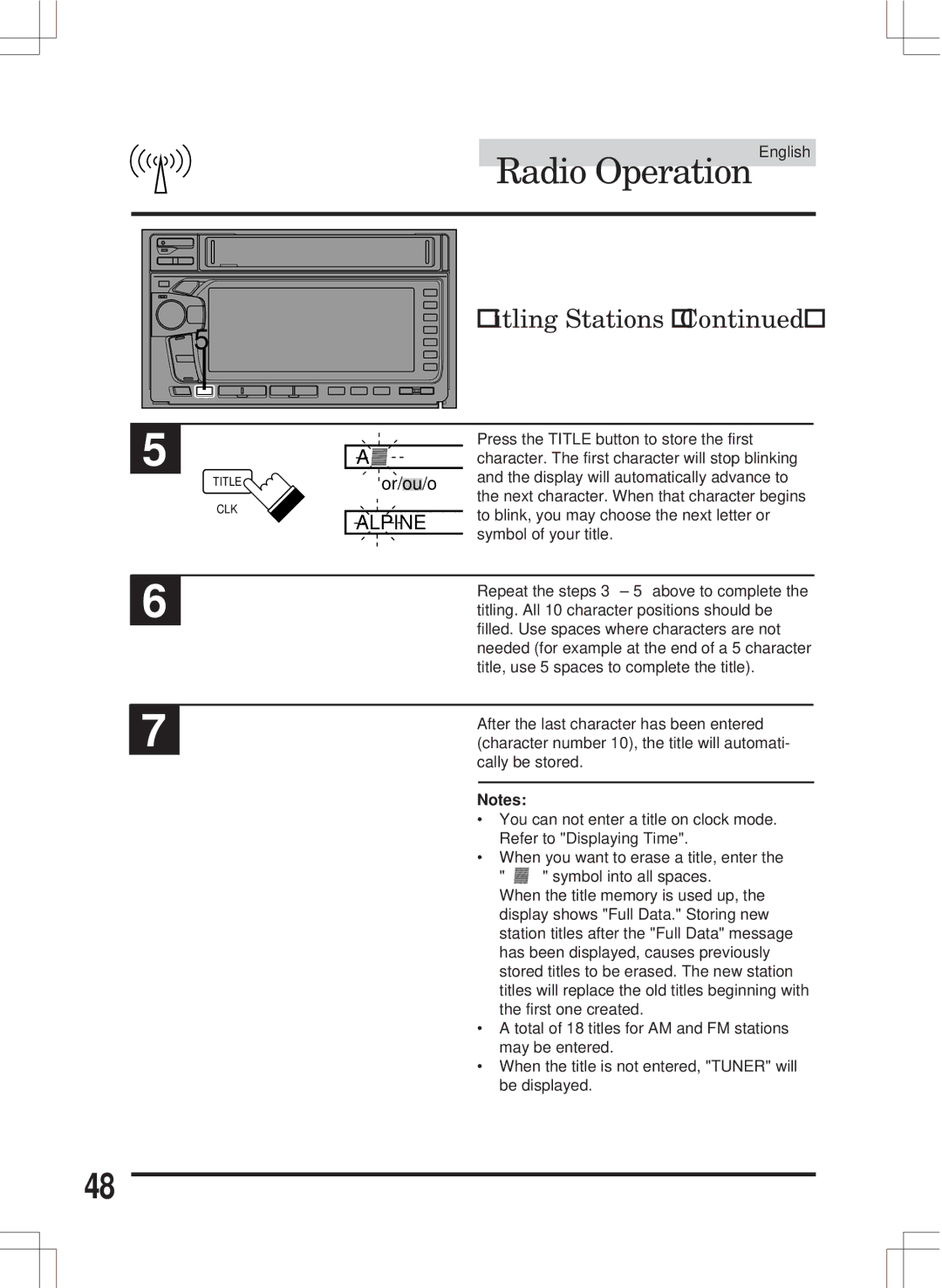 Alpine MDA-W890 owner manual Or/ ou/o 