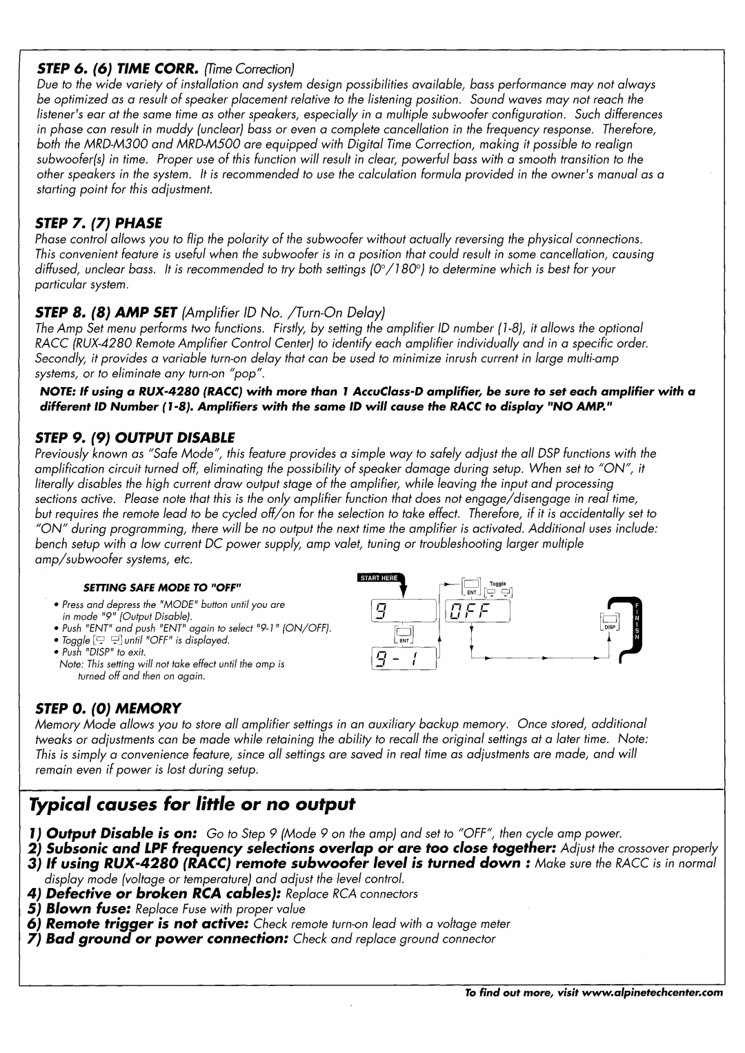 Alpine MRD-M1000 owner manual 