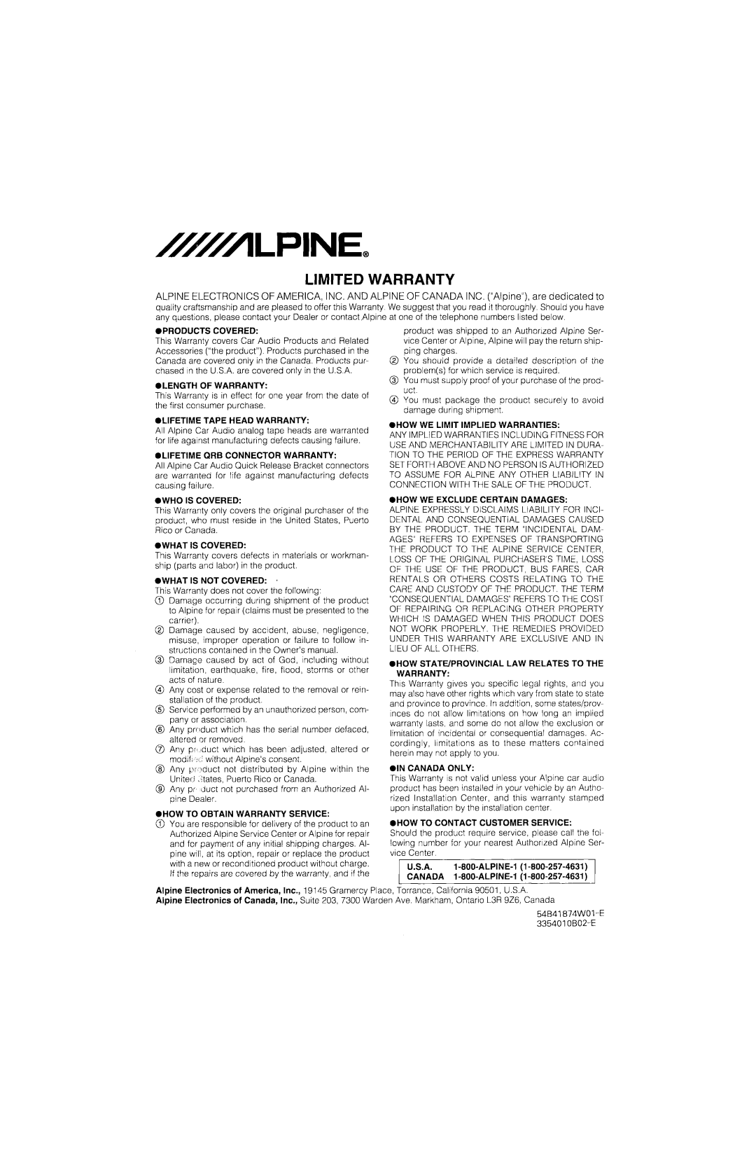 Alpine MRD-M1000 owner manual 