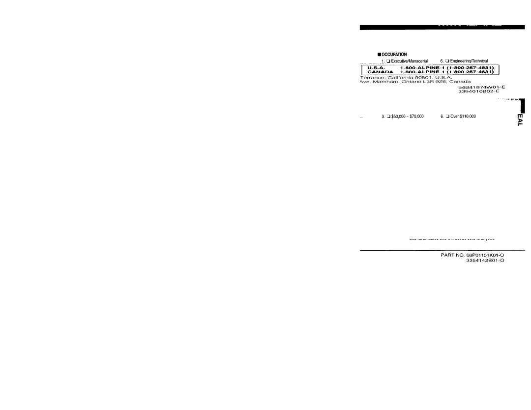 Alpine MRD-M500, MRD-M300 owner manual CI GeneralLabor 