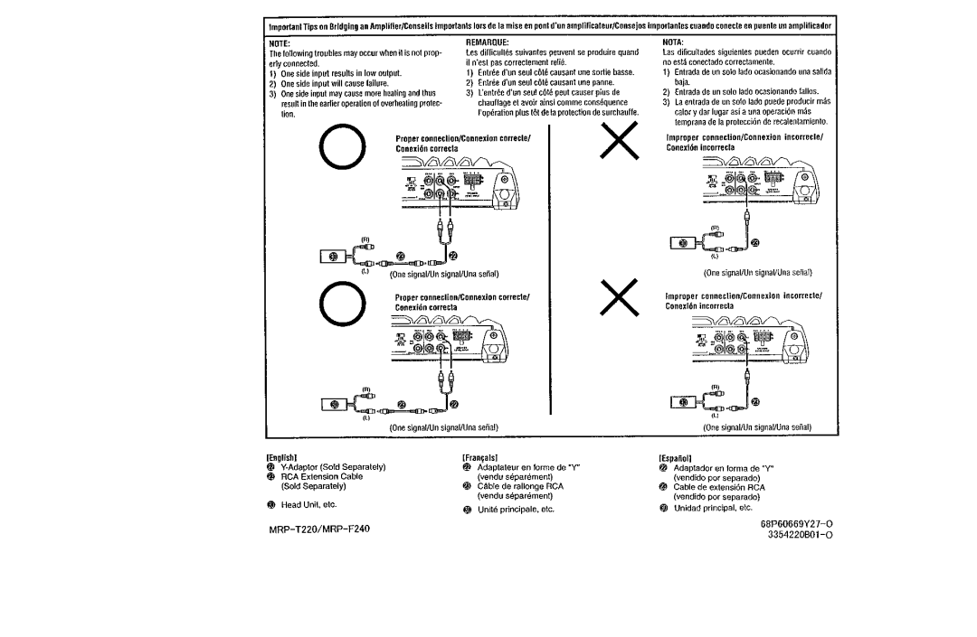 Alpine MRP-F240, MRP-T220 owner manual 