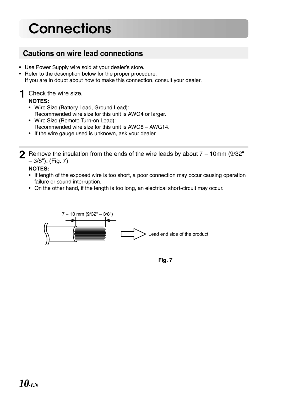 Alpine MRV-F900 manual 10-EN 