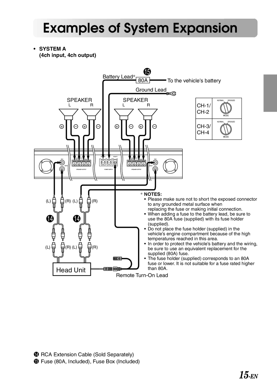 Alpine MRV-F900 manual Examples of System Expansion, Speaker 