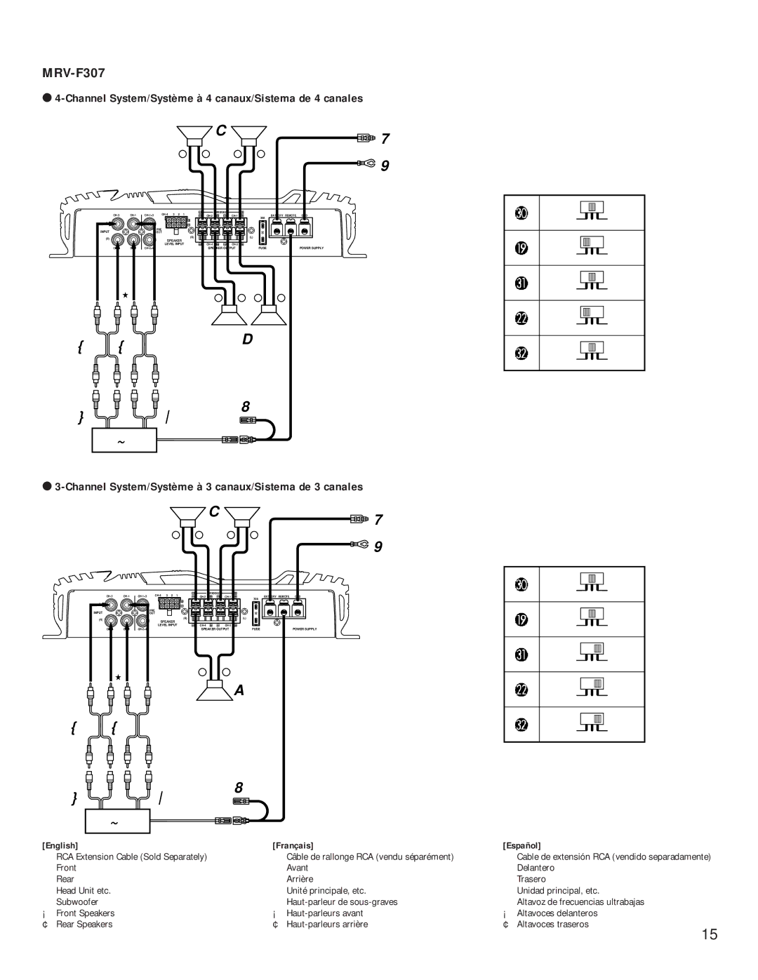 Alpine MRV-F307, mrv-t707, MRV-F357, MRV-T407 owner manual 