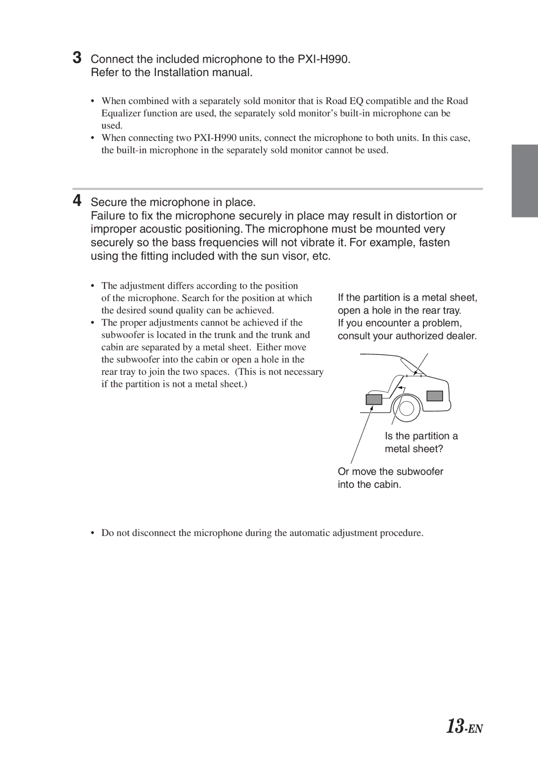 Alpine PXI-H990 owner manual 13-EN 