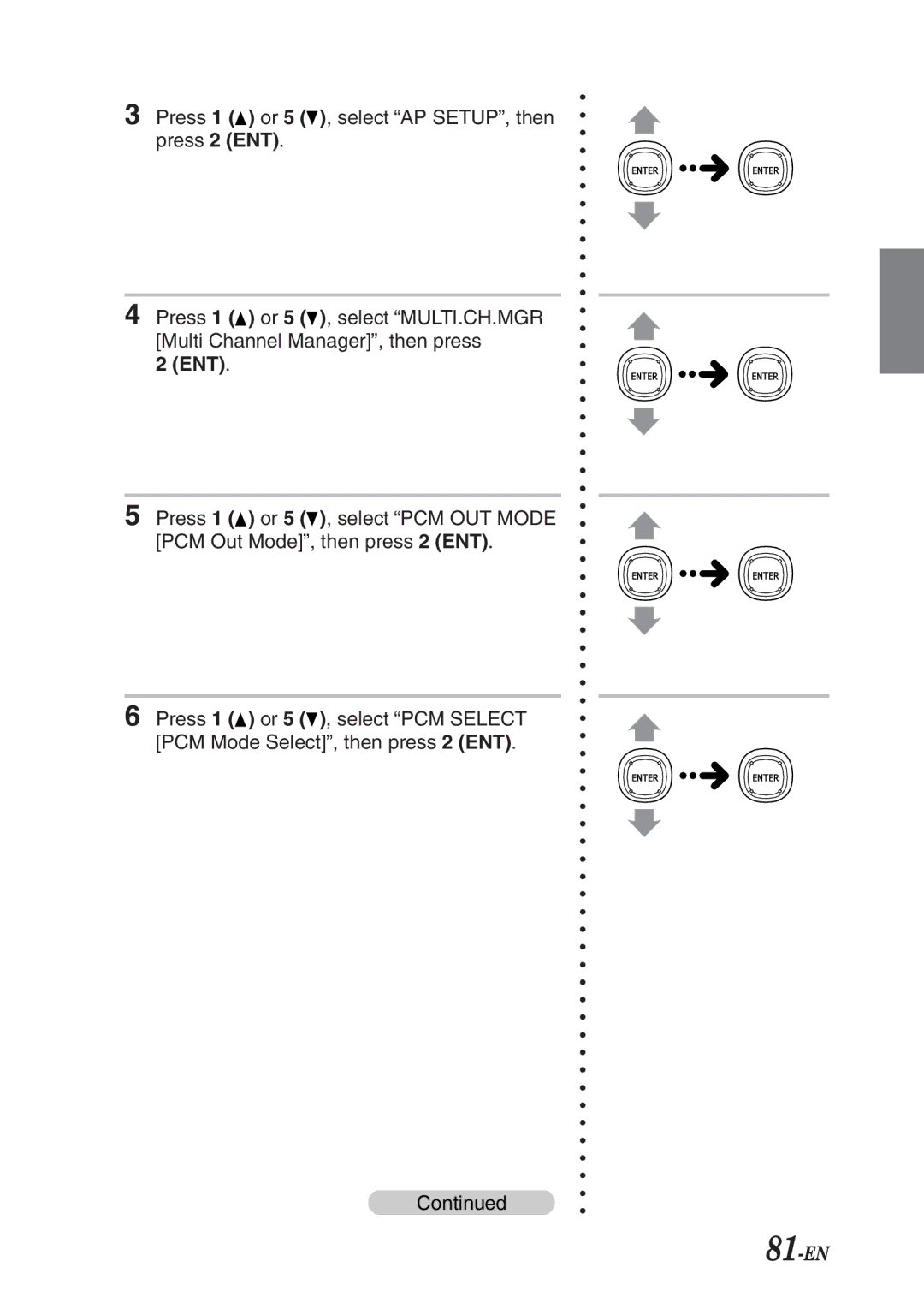 Alpine PXI-H990 owner manual 81-EN, Ent 