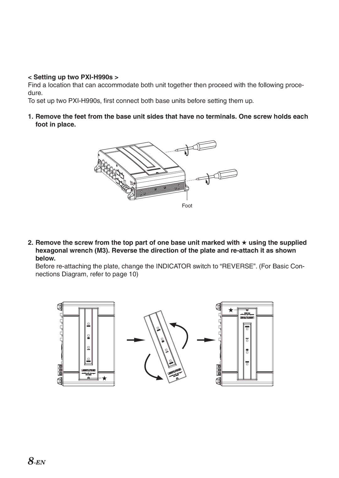 Alpine manual Setting up two PXI-H990s 