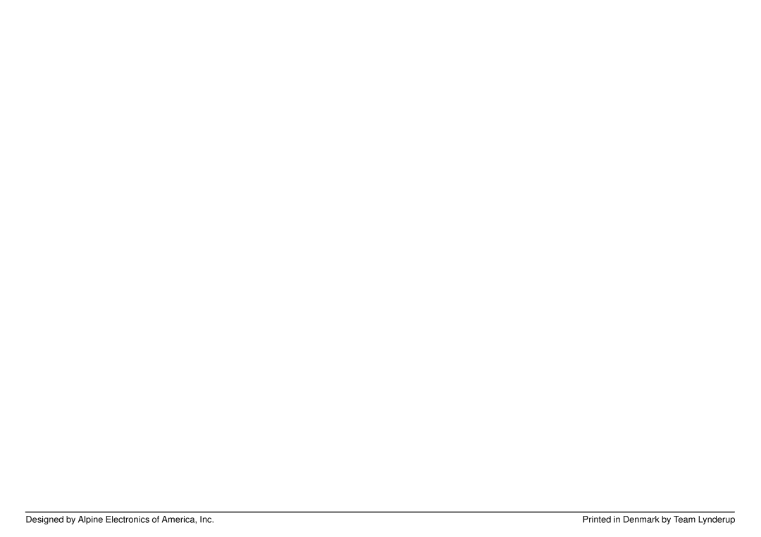 Alpine SPX-137A, SPX-177A owner manual Designed by Alpine Electronics of America, Inc 