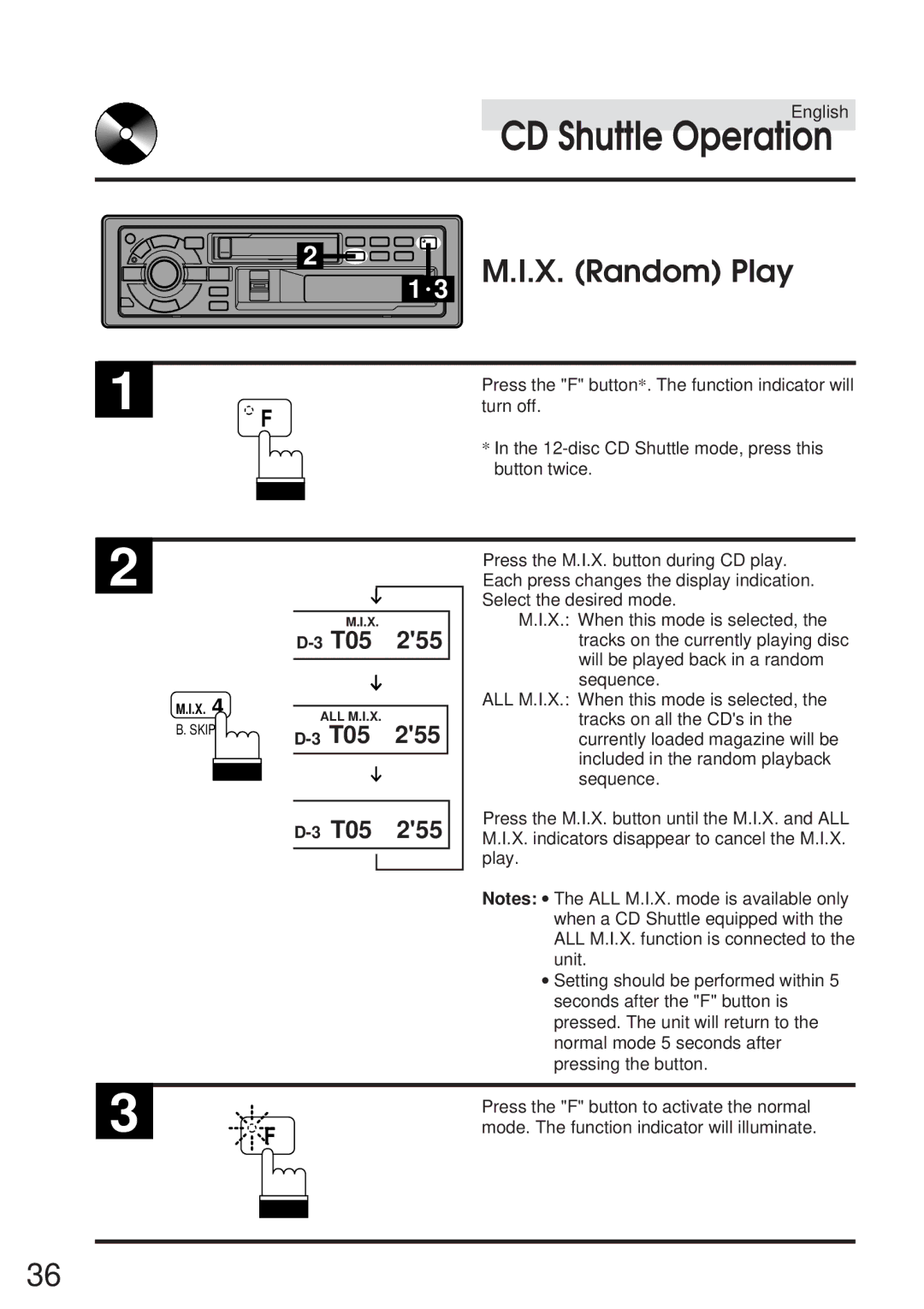 Alpine TDA-7547E, TDA-7548E owner manual X. Random Play, 255 