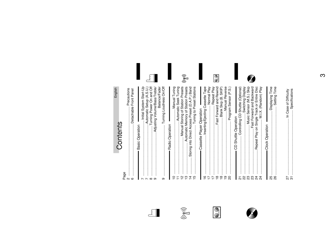 Alpine TDM-7546E owner manual Contents 