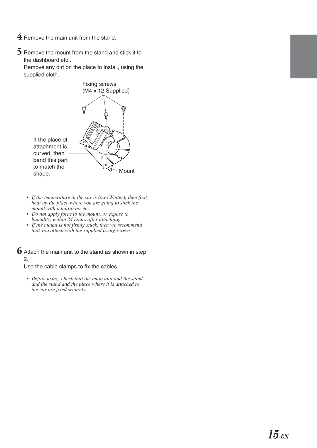 Alpine TME-M710 owner manual 15-EN 