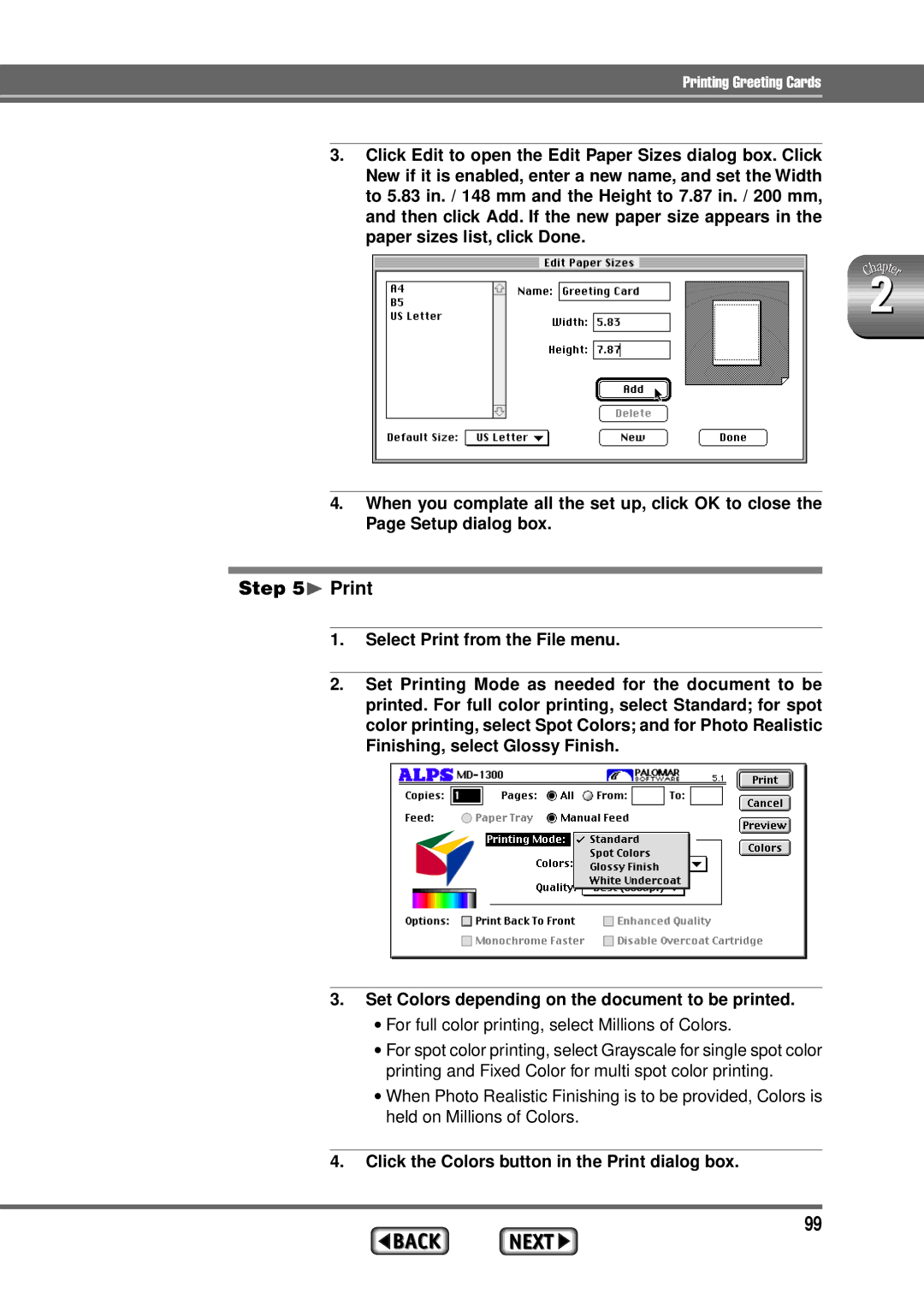 Alps Electric MD-1300 manual ¨ Print 