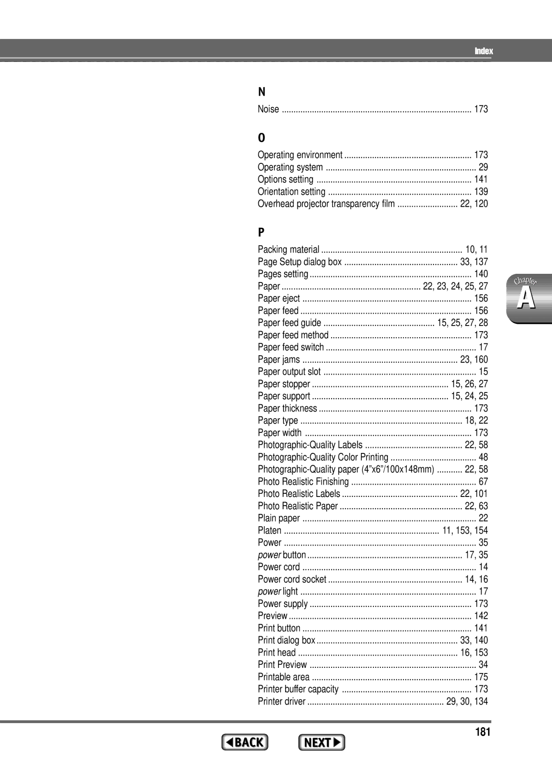 Alps Electric MD-1300 manual 181 