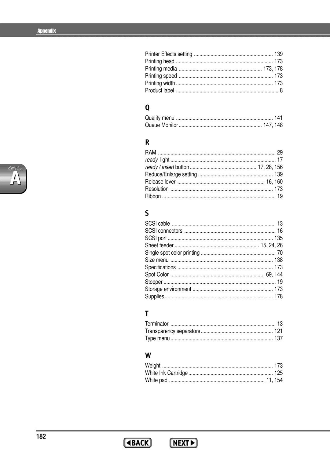 Alps Electric MD-1300 manual 182 