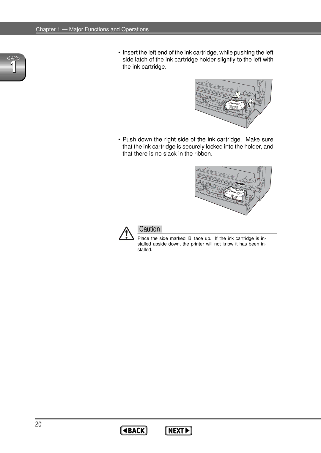 Alps Electric MD-1300 manual Major Functions and Operations 