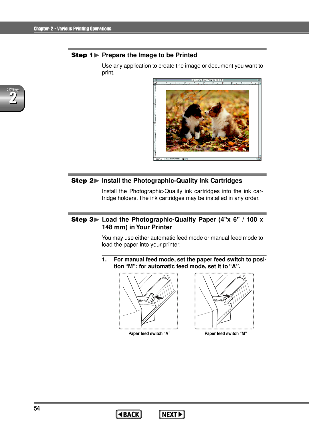 Alps Electric MD-1300 manual ¨ Prepare the Image to be Printed 