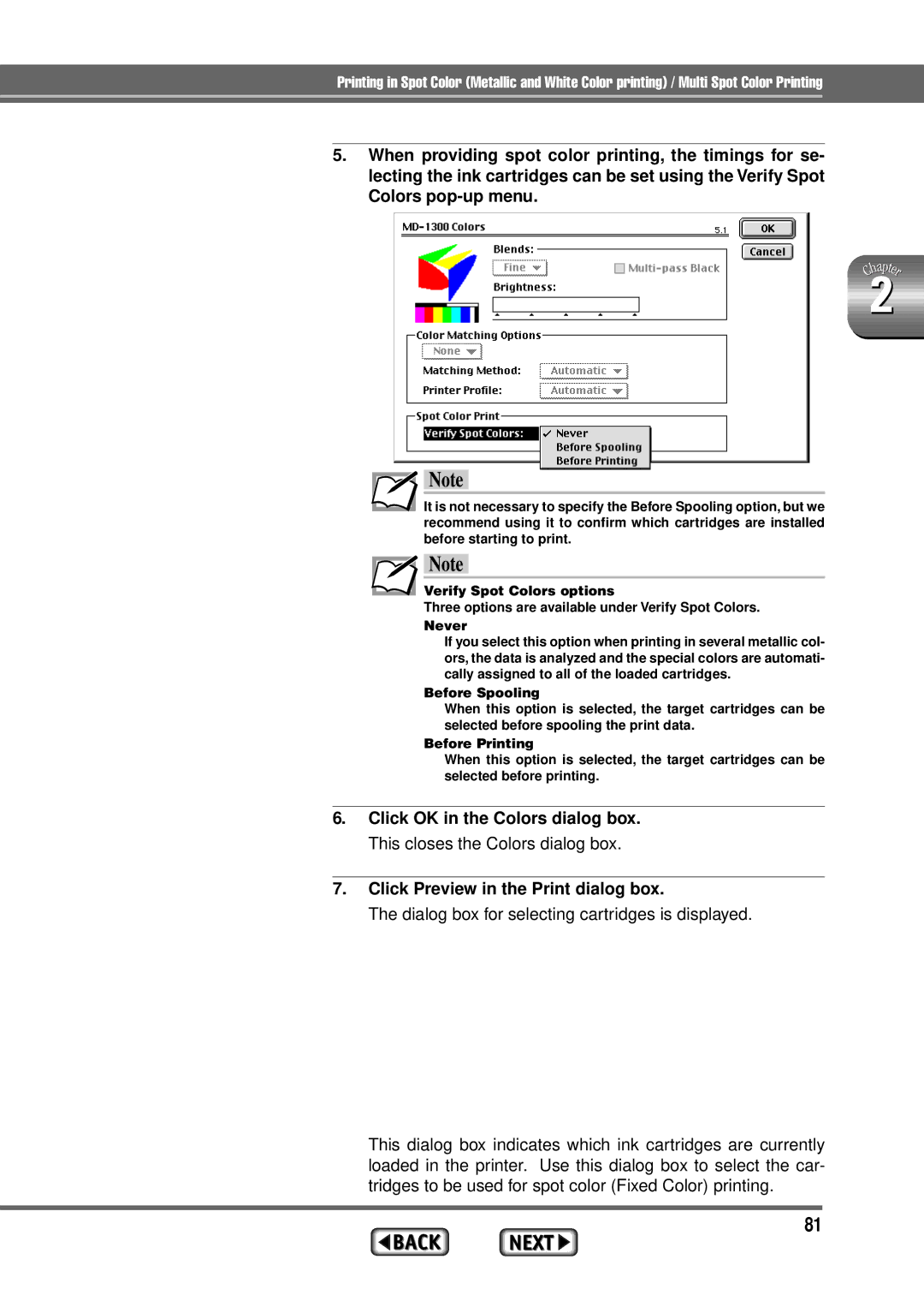 Alps Electric MD-1300 manual Click Preview in the Print dialog box 