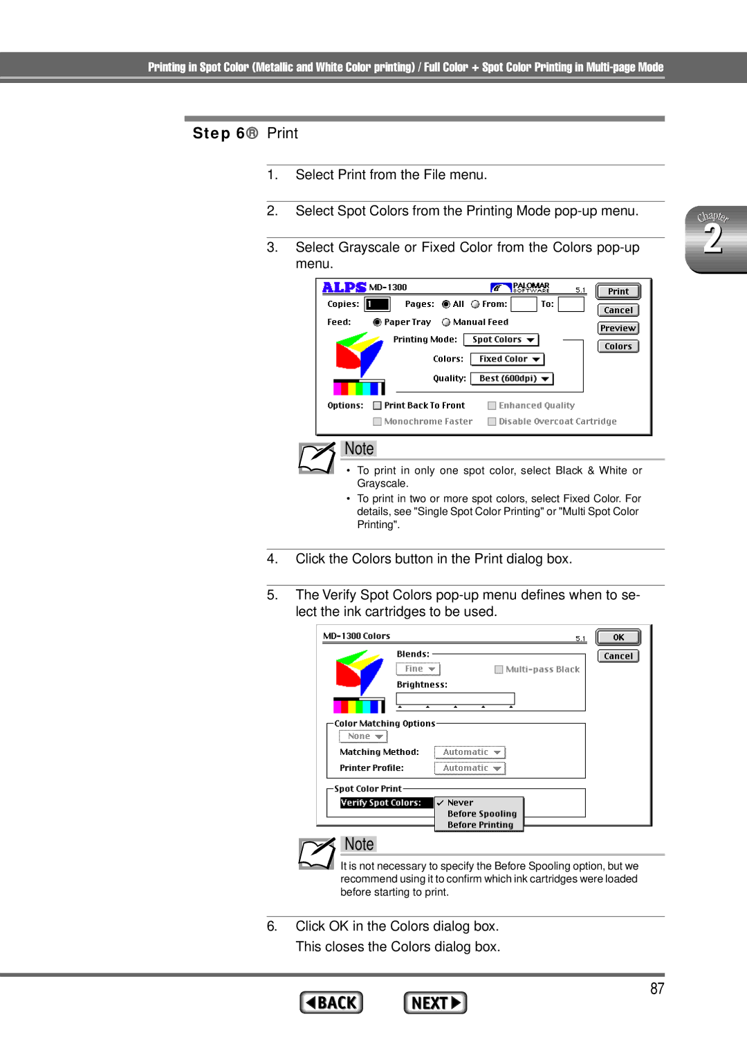 Alps Electric MD-1300 manual ¨ Print 