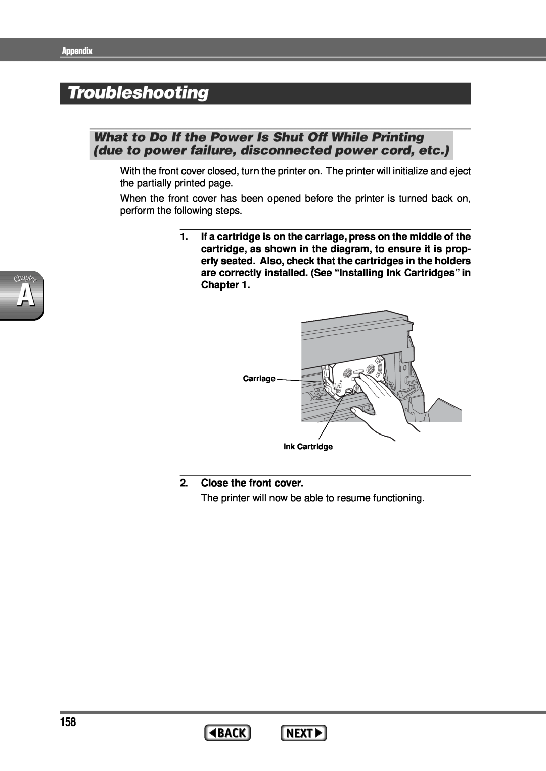 Alps Electric MD-1300 manual Troubleshooting 