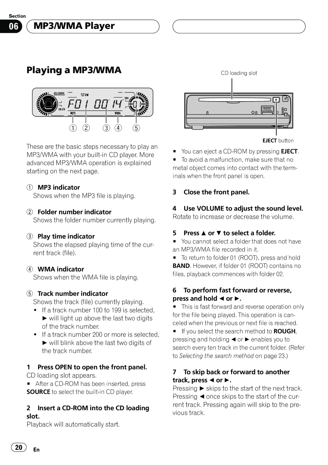 A.L.S. Industries DEH-P5500MP operation manual 3 4 