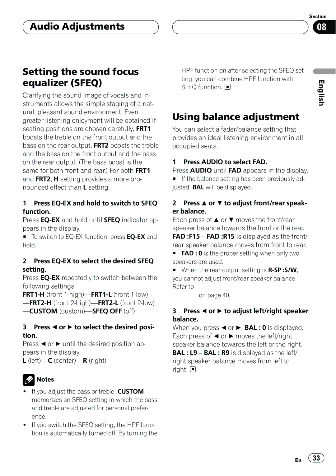 A.L.S. Industries DEH-P5500MP operation manual 