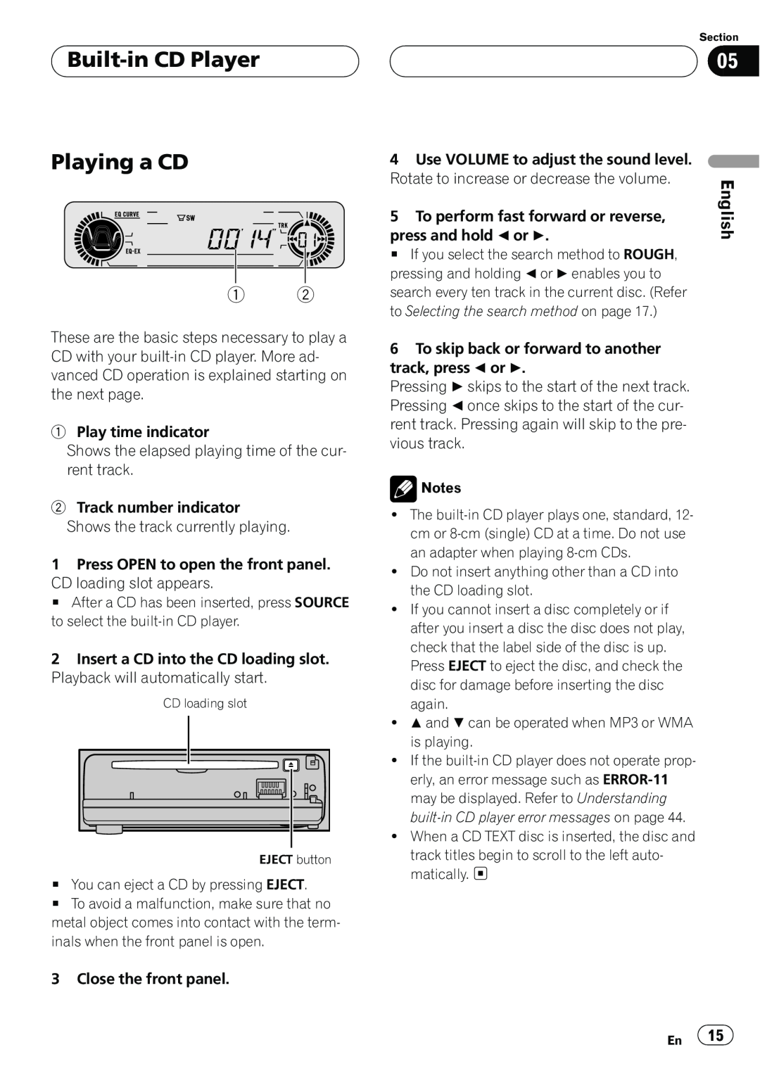A.L.S. Industries DEH-P5500MP operation manual 
