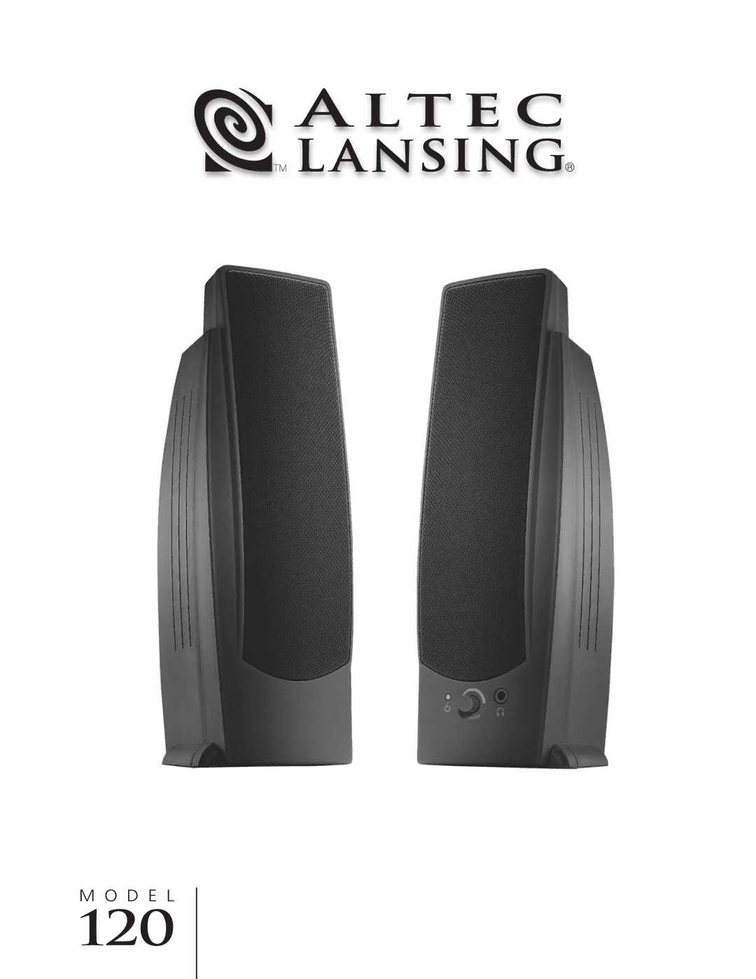 Altec Lansing 120 manual 