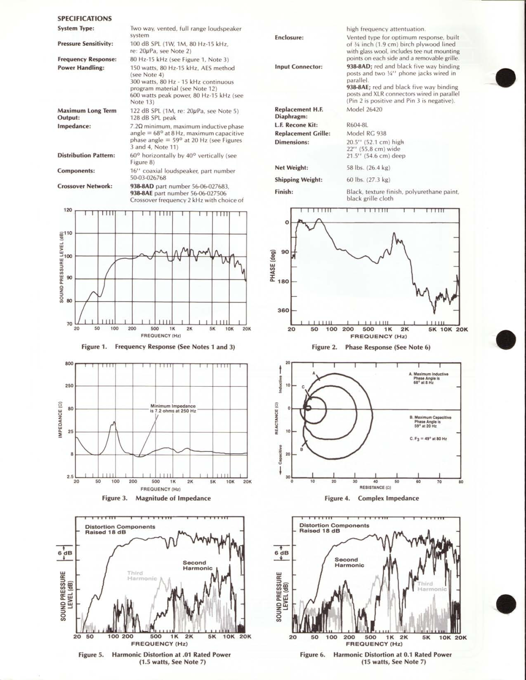 Altec Lansing 938-8AE, 938-8AD manual 