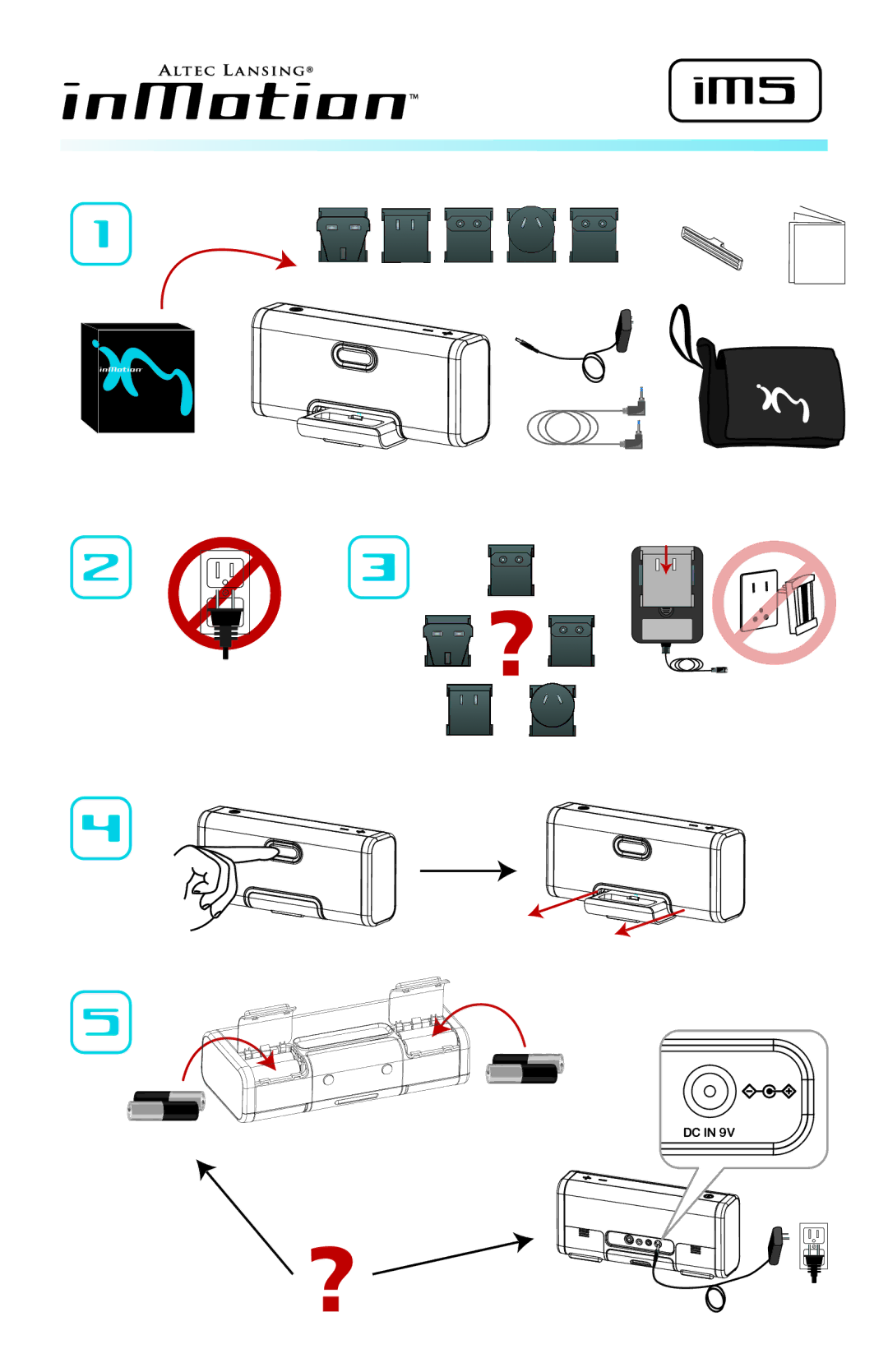 Altec Lansing IM5 manual 