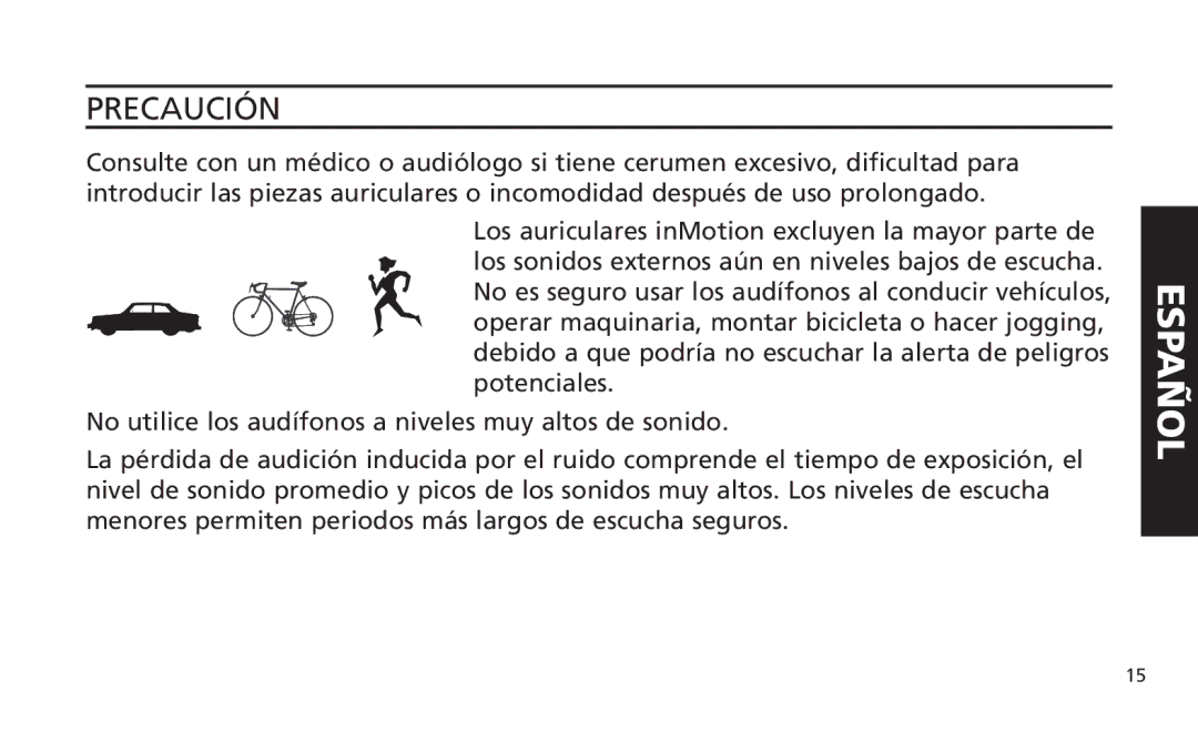 Altec Lansing iM616 manual Precaución 