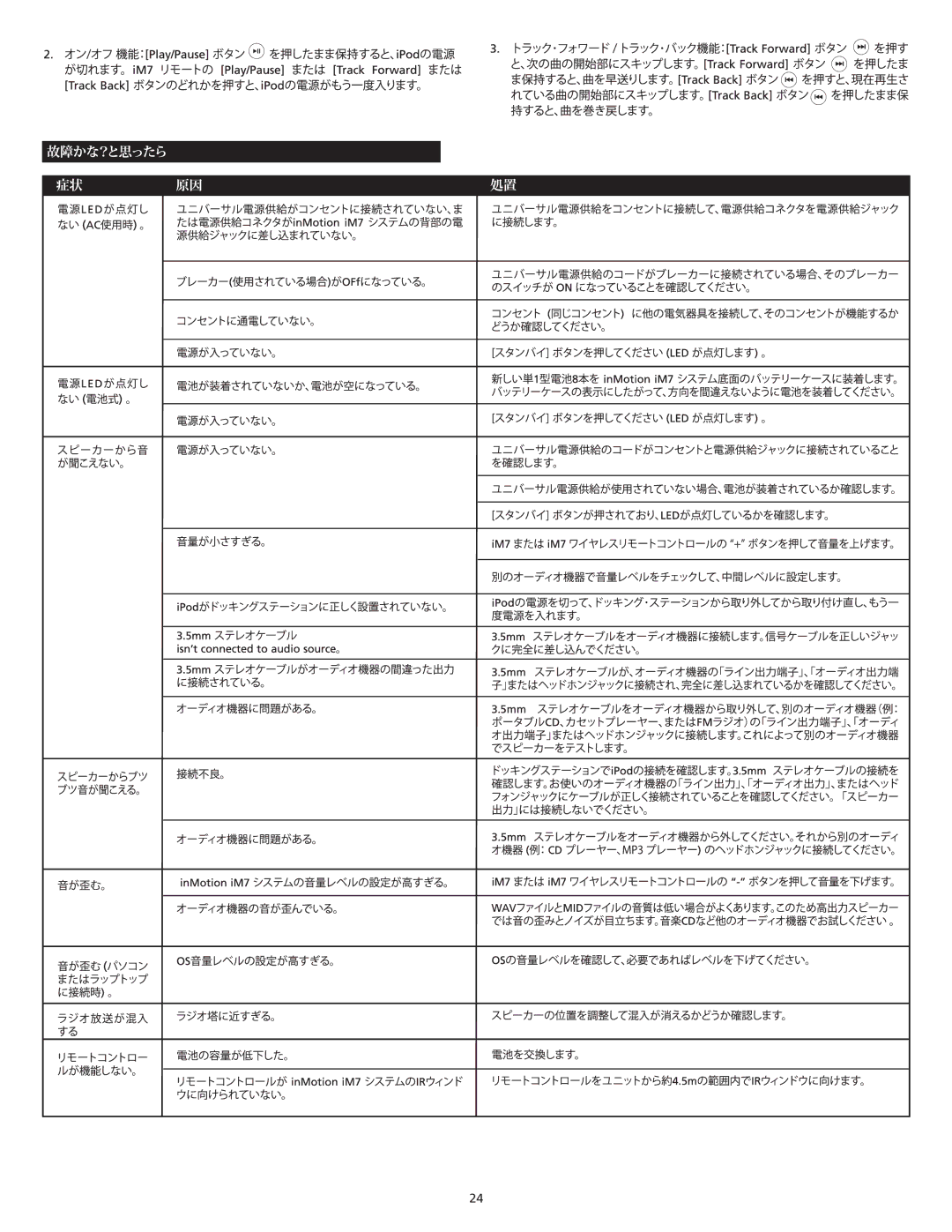 Altec Lansing IM7 manual 