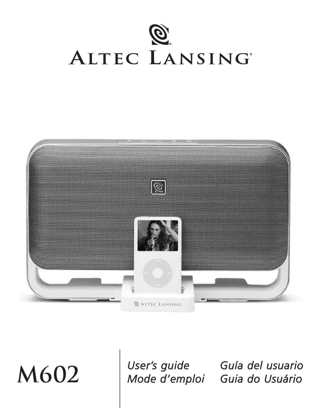 Altec Lansing M602 manual 