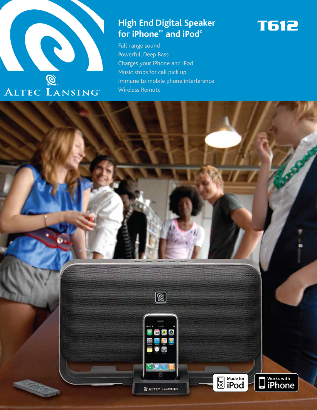 Altec Lansing T612 manual 