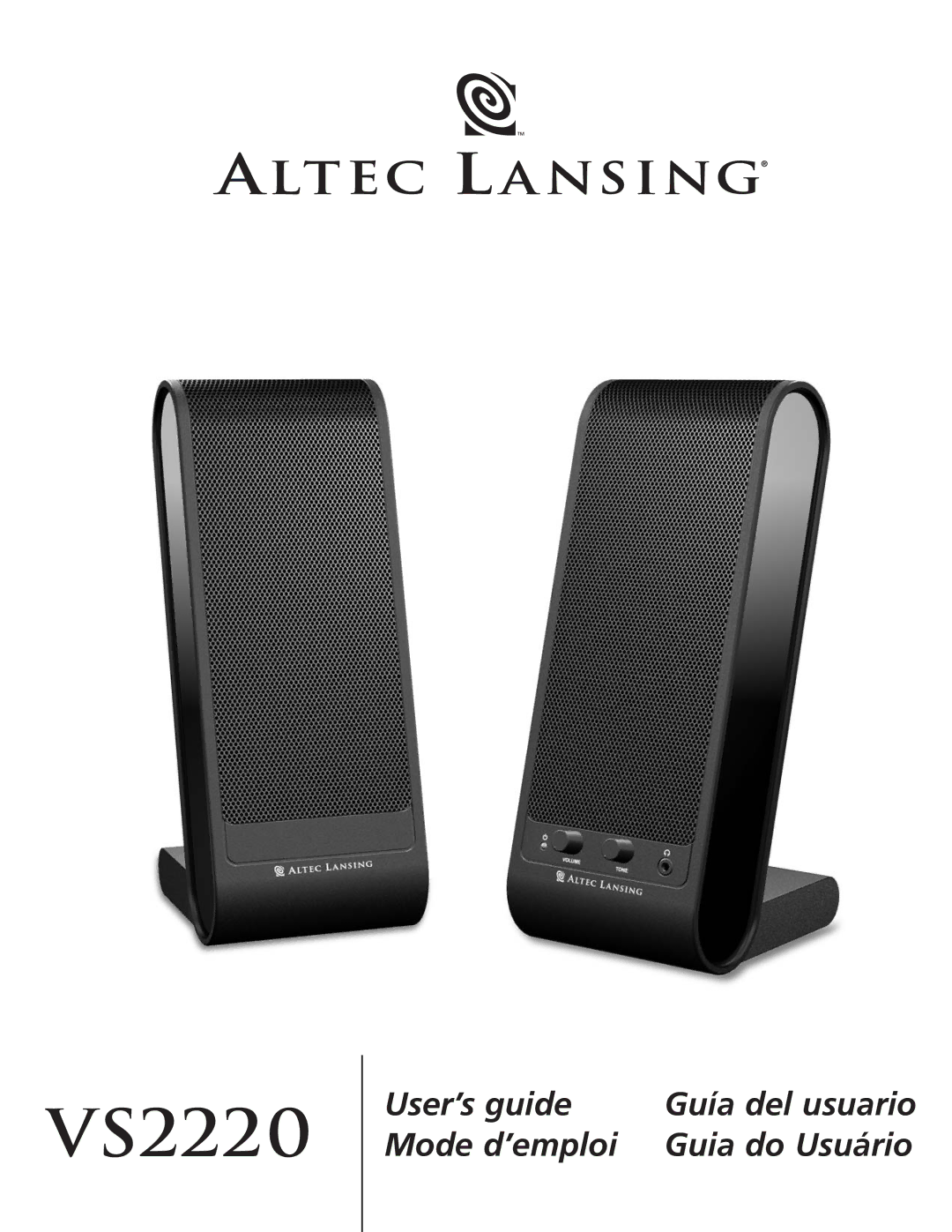 Altec Lansing VS2220 manual 