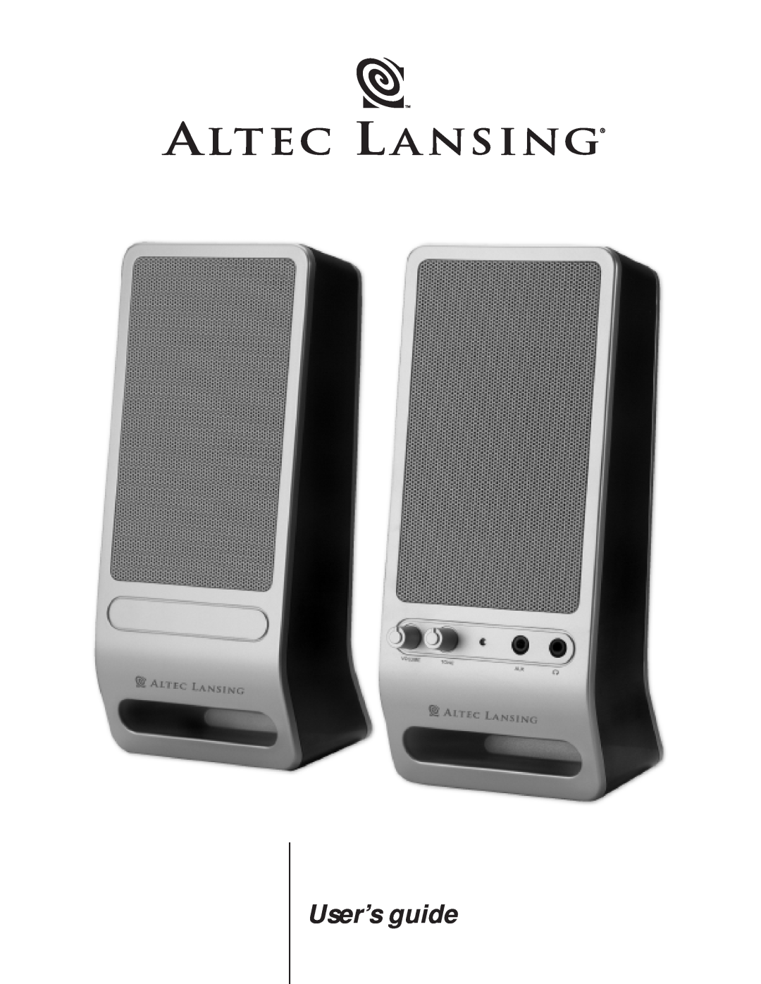 Altec Lansing VS2320 manual User’s guide 