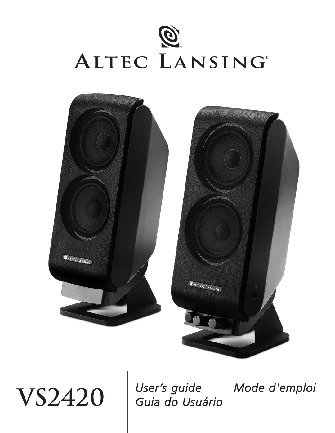 Altec Lansing VS2420 manual 