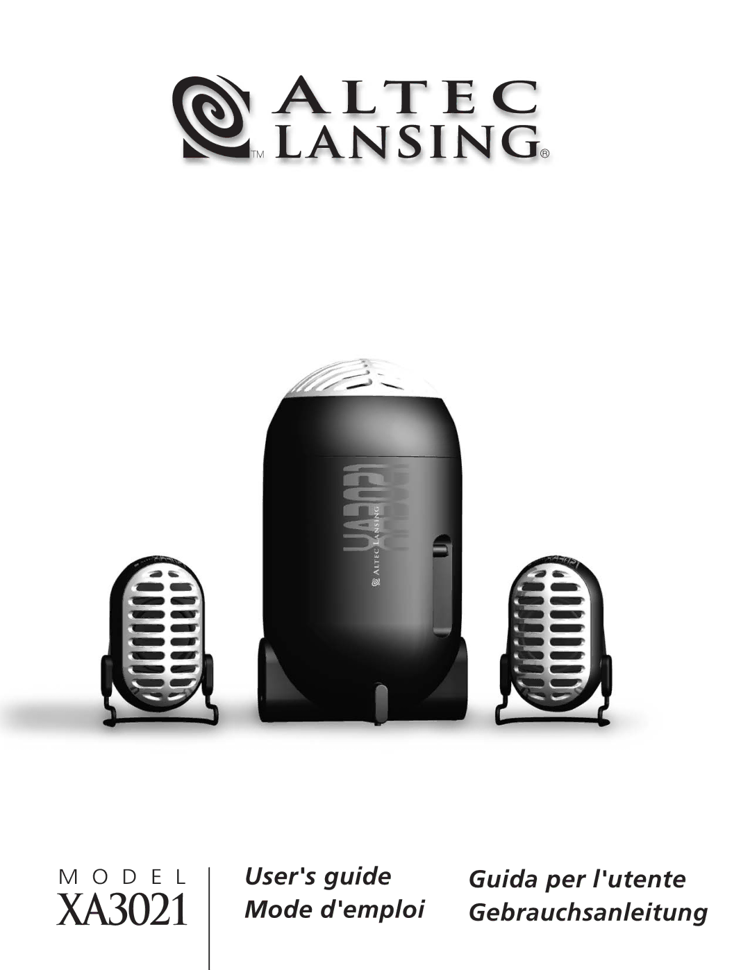 Altec Lansing XA3021 manual 