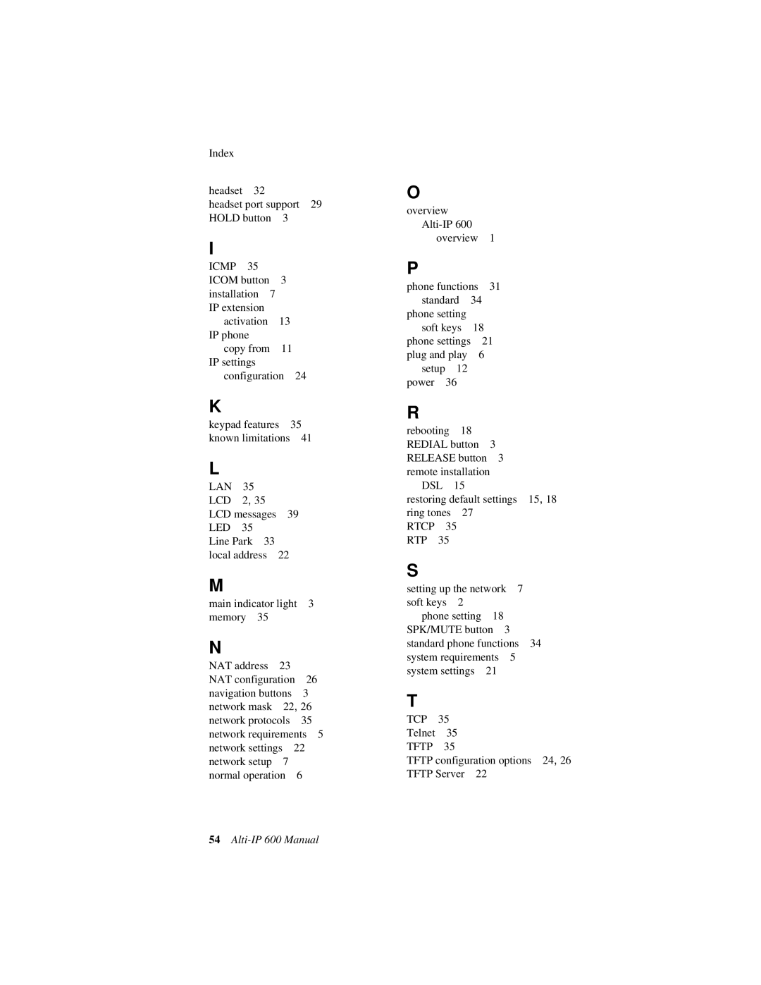 AltiGen comm 600 manual Dsl 