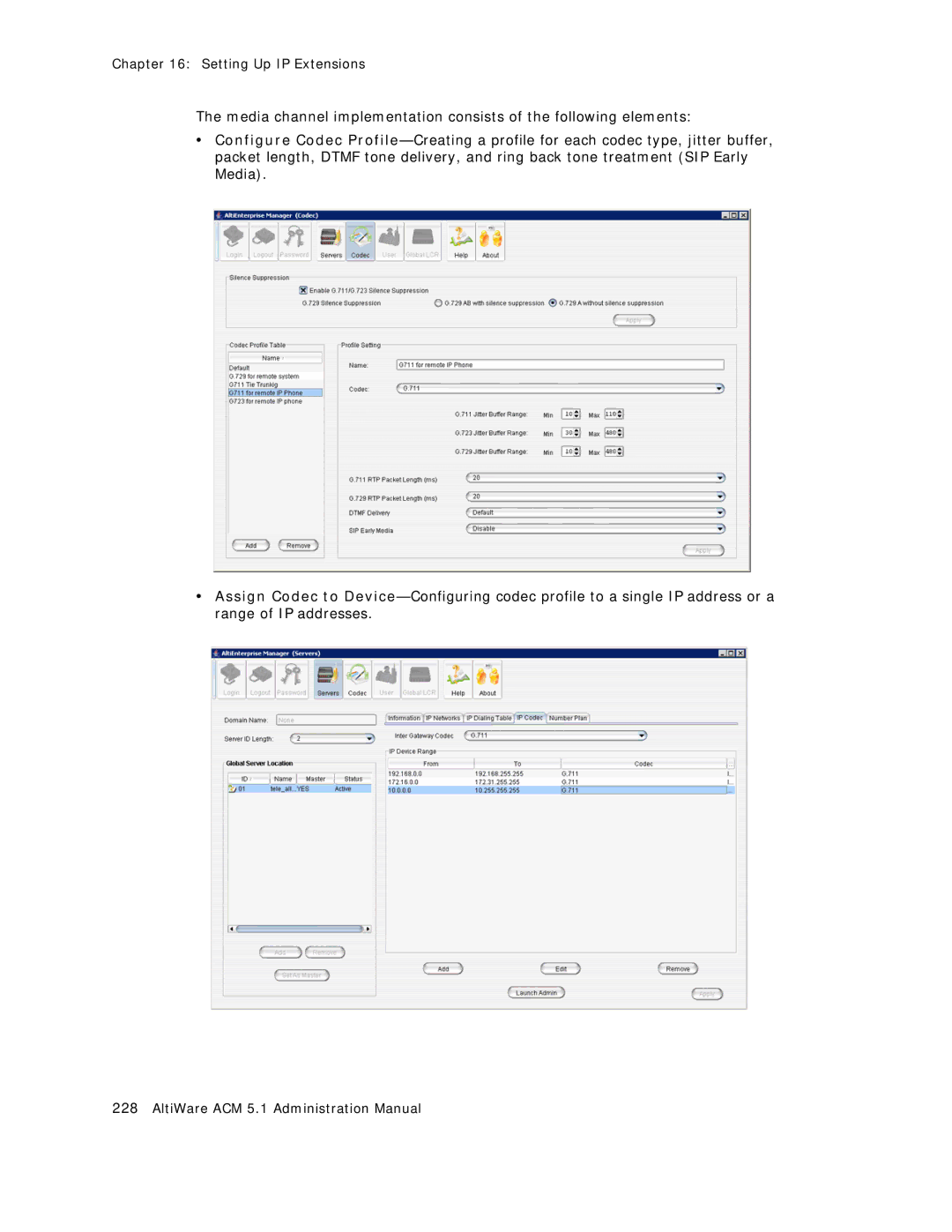 AltiGen comm ACM 5.1 manual Setting Up IP Extensions 